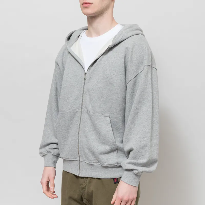Colorful Standard Organic Oversized Zip Hoodie Heather Grey-1