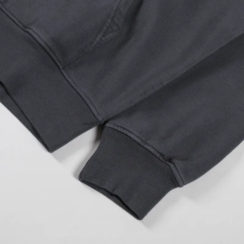 Colorful Standard Organic Oversized Zip Hoodie Lava Grey-7