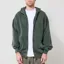 Colorful Standard Organic Oversized Zip Hoodie Midnight Forest