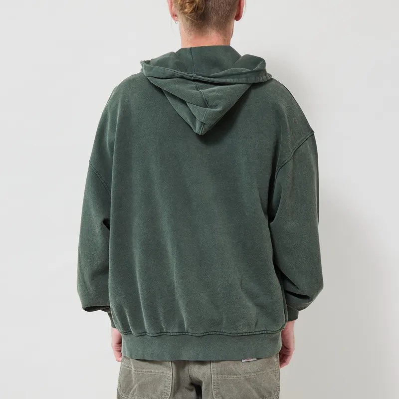 Colorful Standard Organic Oversized Zip Hoodie Midnight Forest-2