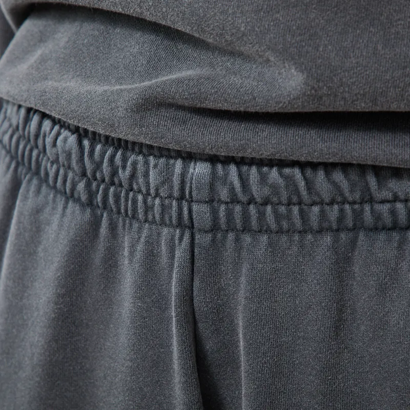 Colourful Standard Womens Organic Straight Leg Sweatpants Faded Black-4