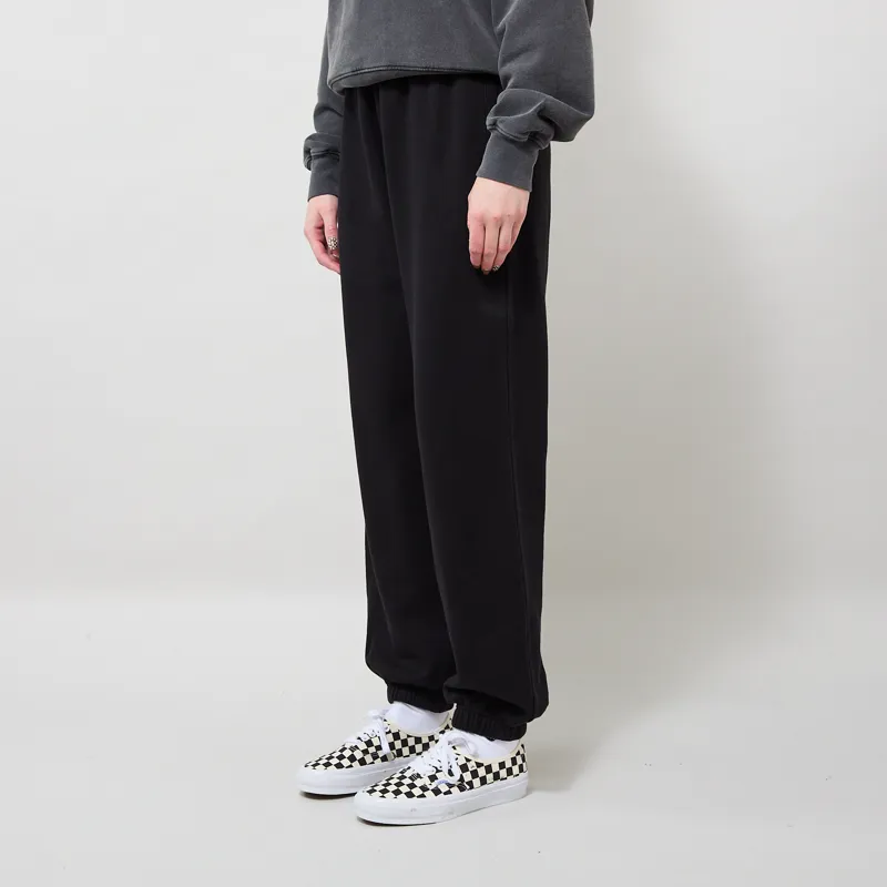 Colorful Standard Womens Organic Relaxed Sweatpants Deep Black-1