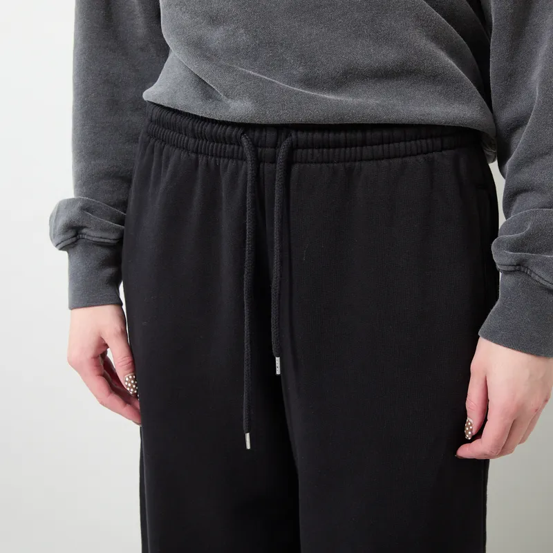 Colorful Standard Womens Organic Relaxed Sweatpants Deep Black-5
