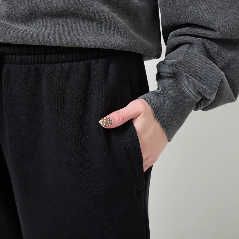 Colorful Standard Womens Organic Relaxed Sweatpants Deep Black-6