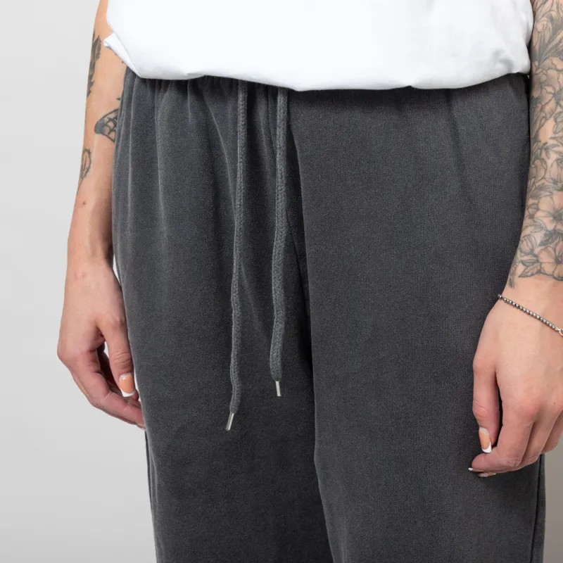 Colorful Standard Womens Organic Relaxed Sweatpants Faded Black-6