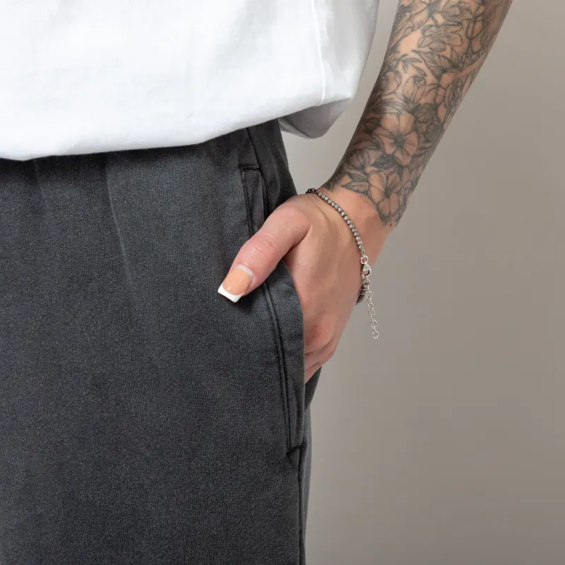 Colorful Standard Womens Organic Relaxed Sweatpants Faded Black-7