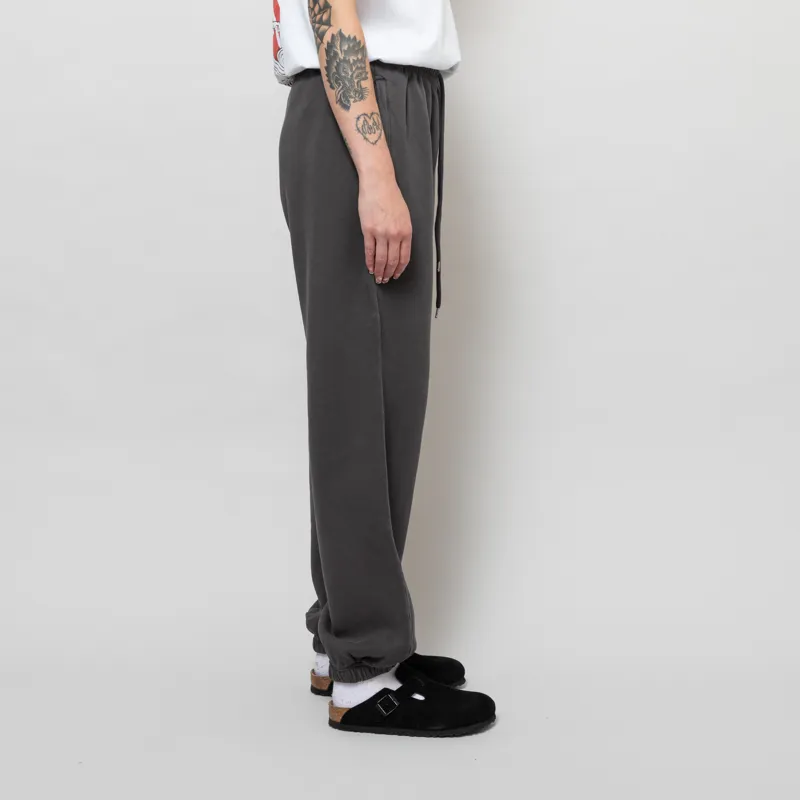 Colorful Standard Womens Organic Relaxed Sweatpants Lava Grey-4