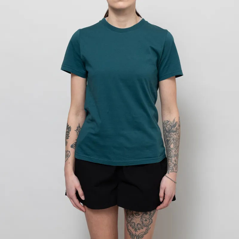 Colorful Standard Womens Light Organic T Shirt Ocean Green