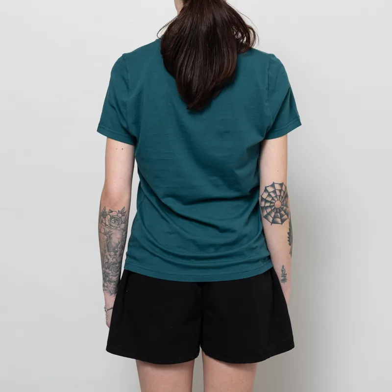 Colorful Standard Womens Light Organic T Shirt Ocean Green-3