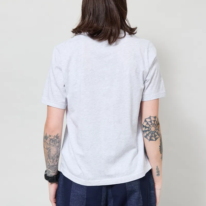 Colorful Standard Womens Light Organic T Shirt Snow Melange-2