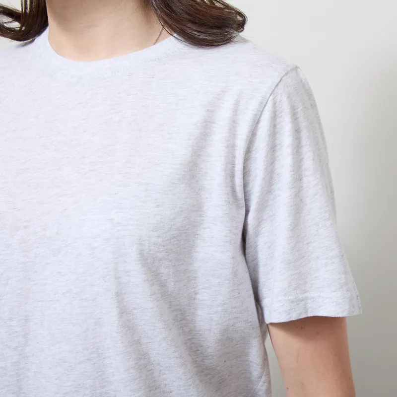 Colorful Standard Womens Light Organic T Shirt Snow Melange-4