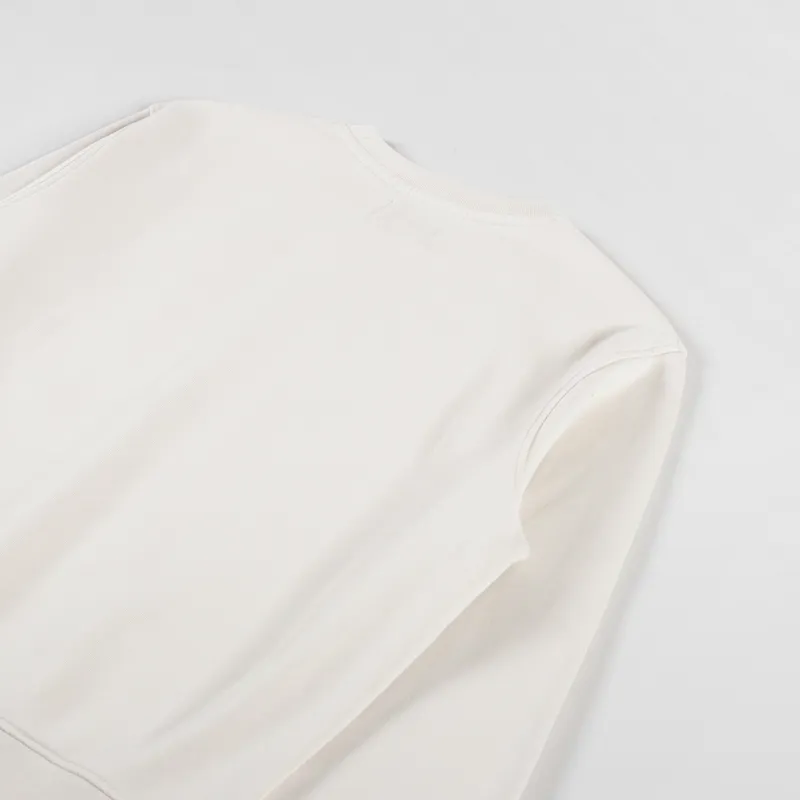 Colorful Standard Womens Classic Organic Crew Sweat Ivory White-3