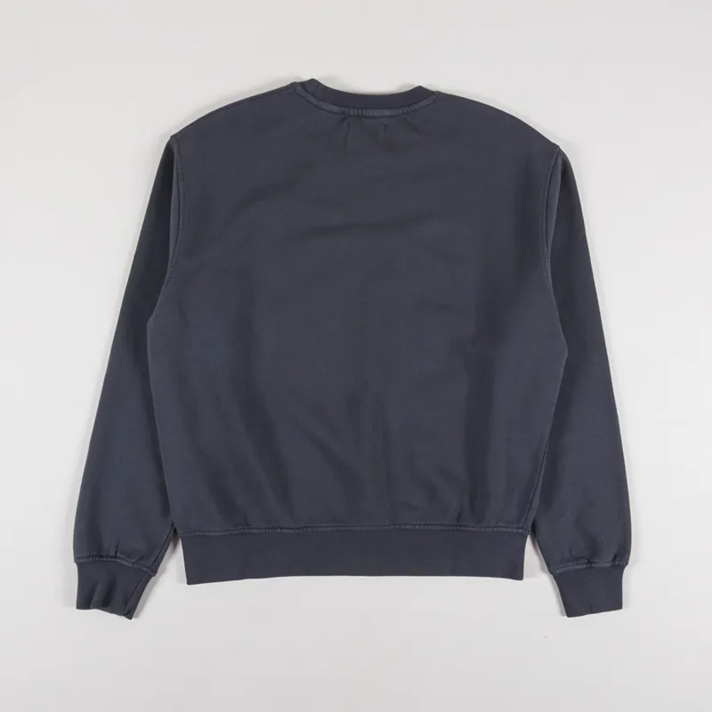 Colorful Standard Womens Classic Organic Crew Sweat Lava Grey-1