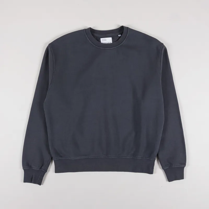 Colorful Standard Womens Classic Organic Crew Sweat Lava Grey