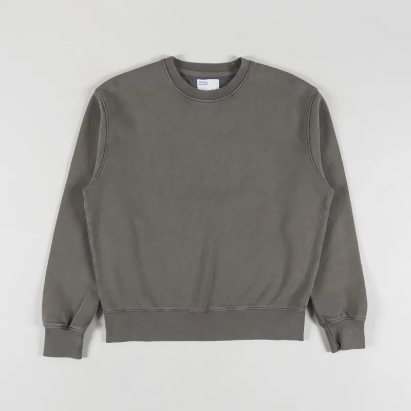 Colorful Standard Womens Classic Organic Crew Sweat Misty Brown