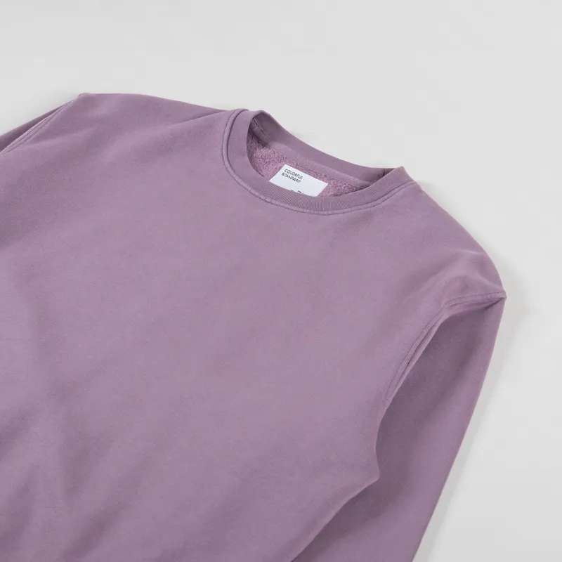 Colorful Standard Womens Classic Organic Crew Sweat Purple Haze-6