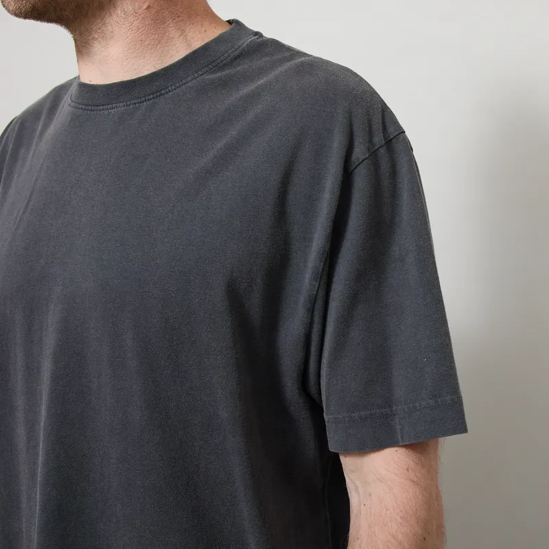Colorful Standard Oversized Organic T Shirt Faded Black-4