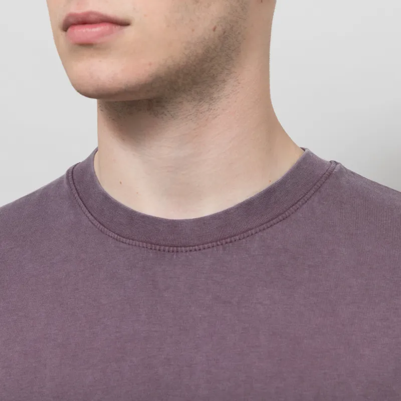 Colorful Standard Oversized Organic T Shirt Faded Grape-2