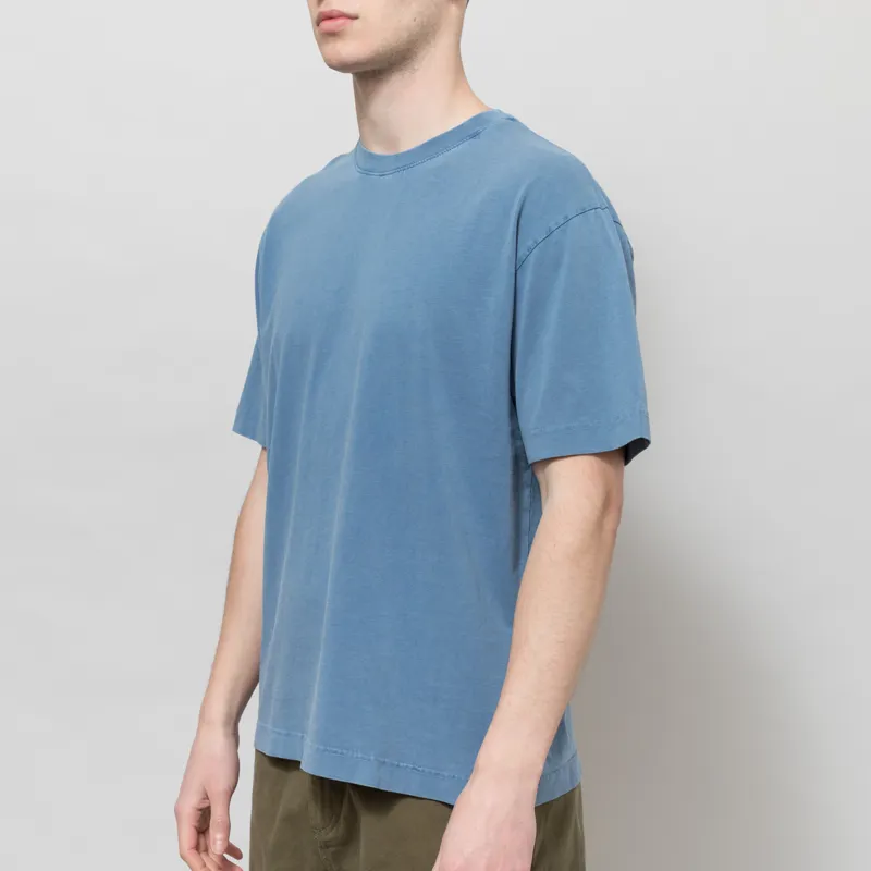 Colorful Standard Oversized Organic T Shirt Faded Indigo-1