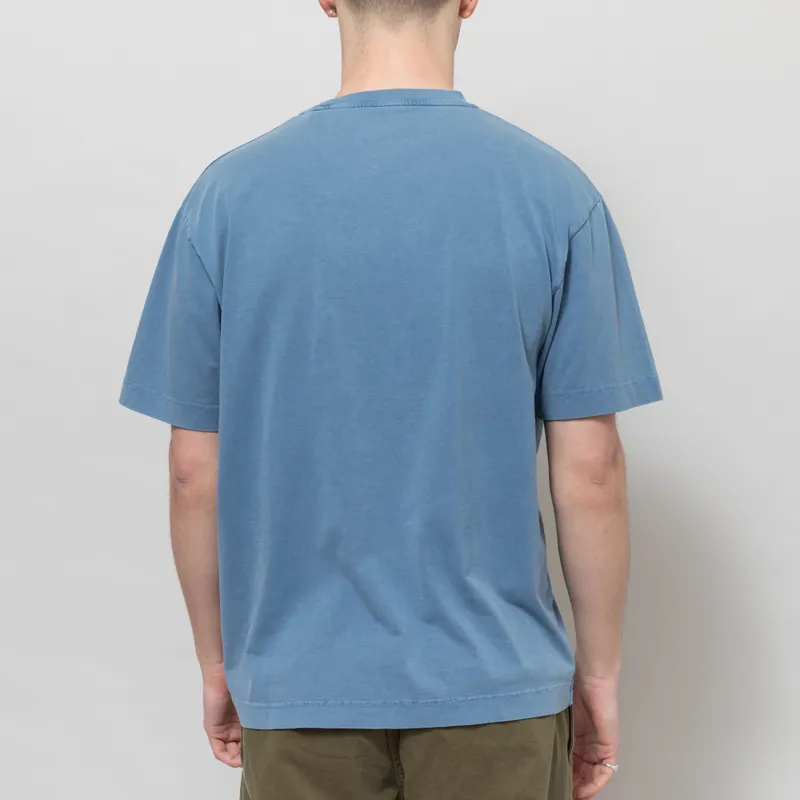 Colorful Standard Oversized Organic T Shirt Faded Indigo-2