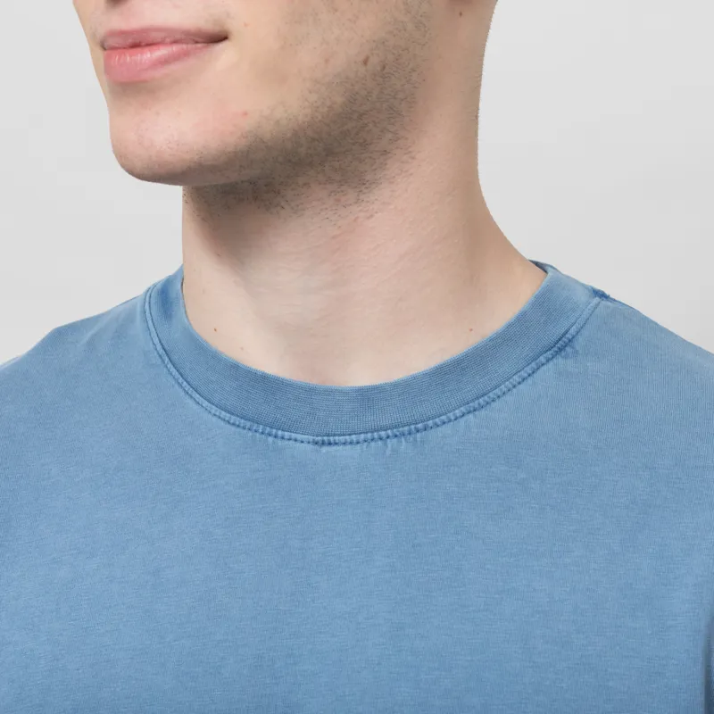 Colorful Standard Oversized Organic T Shirt Faded Indigo-3