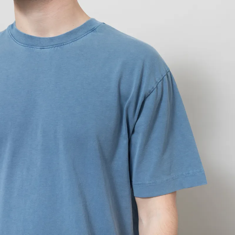 Colorful Standard Oversized Organic T Shirt Faded Indigo-4