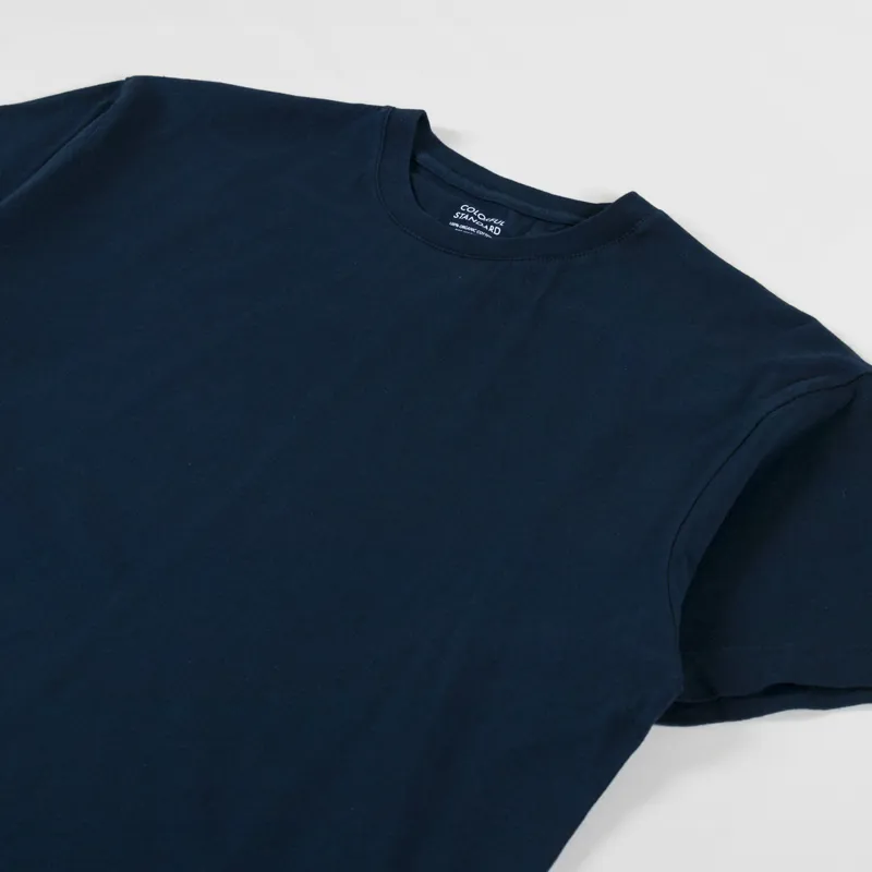 Colorful Standard Oversized Organic T Shirt Navy Blue-1