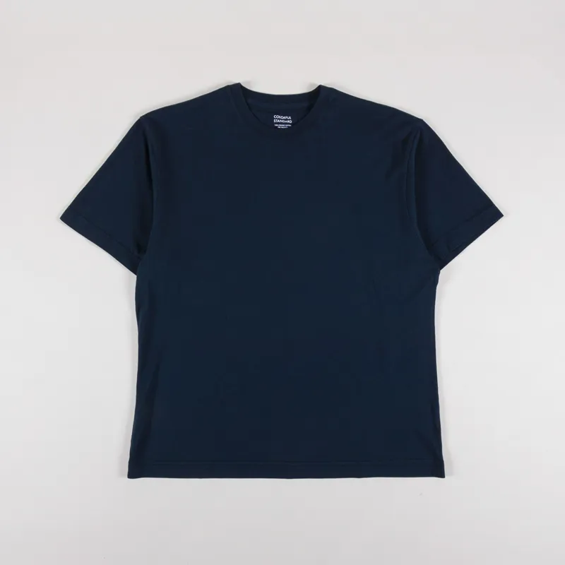 Colorful Standard Oversized Organic T Shirt Navy Blue