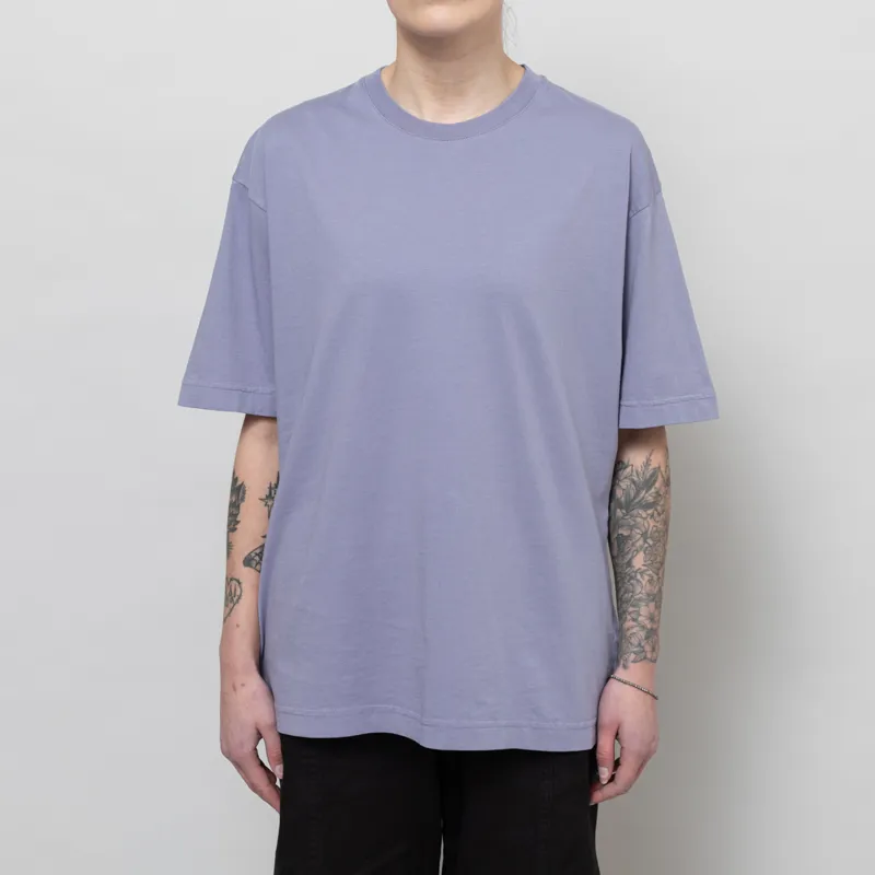 Colorful Standard Womens Oversized Organic T Shirt Purple Jade