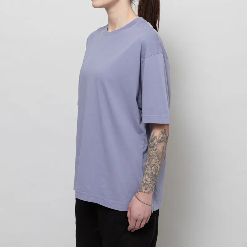 Colorful Standard Womens Oversized Organic T Shirt Purple Jade-1