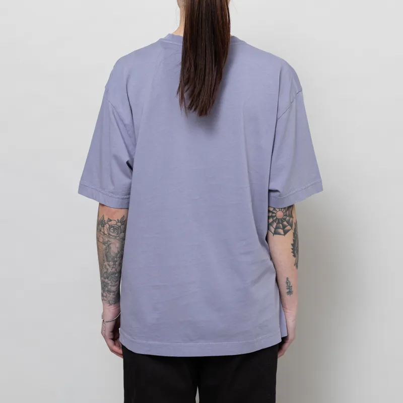 Colorful Standard Womens Oversized Organic T Shirt Purple Jade-3