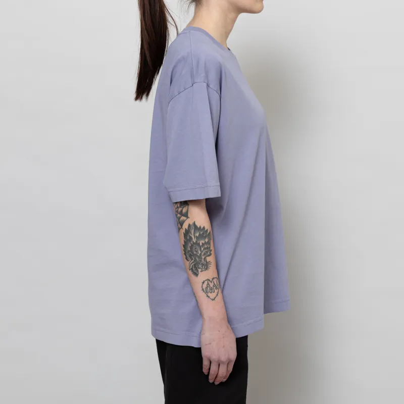 Colorful Standard Womens Oversized Organic T Shirt Purple Jade-4