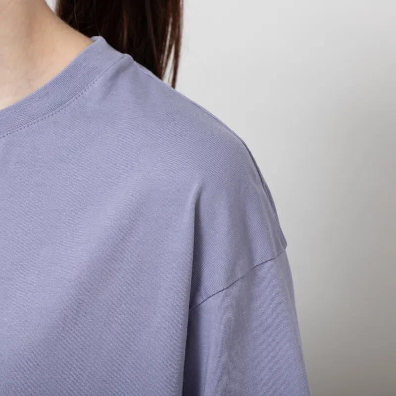 Colorful Standard Womens Oversized Organic T Shirt Purple Jade-5