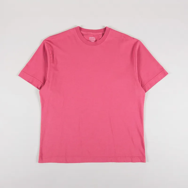 Colorful Standard Oversized Organic T Shirt Raspberry Pink