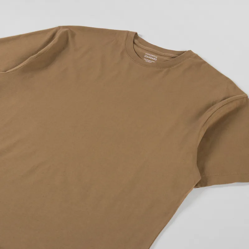 Colorful Standard Oversized Organic T Shirt Sahara Camel-1