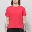 Colorful Standard Womens Organic Boxy Crop T Shirt Faded Red
