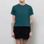 Colorful Standard Womens Organic Boxy Crop T Shirt Ocean Green