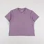 Colorful Standard Womens Organic Boxy Crop T Shirt Purple Haze