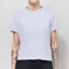 Colorful Standard Womens Organic Boxy Crop T Shirt Soft Lavender