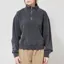 Colorful Standard Womens Organic Quarter Zip Sweat Faded Black
