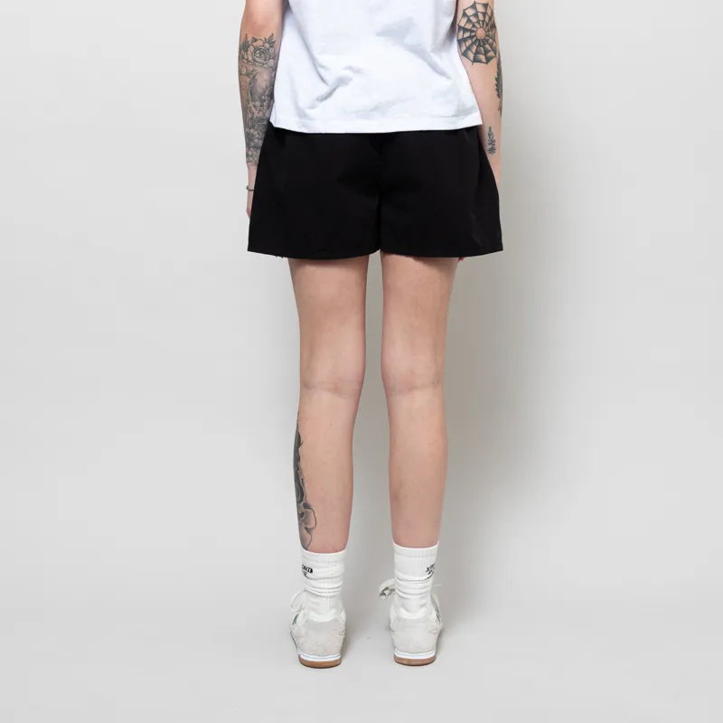 Colorful Standard Womens Organic Twill Shorts Deep Black-3