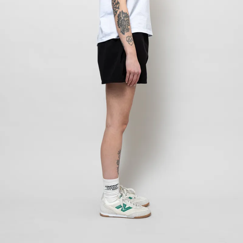 Colorful Standard Womens Organic Twill Shorts Deep Black-4