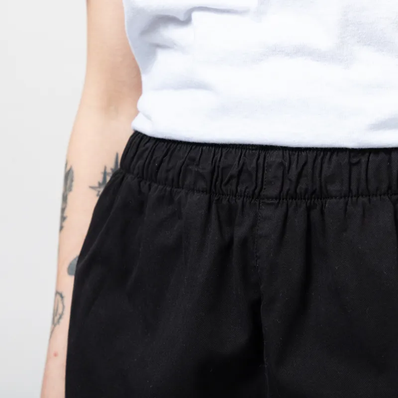 Colorful Standard Womens Organic Twill Shorts Deep Black-6