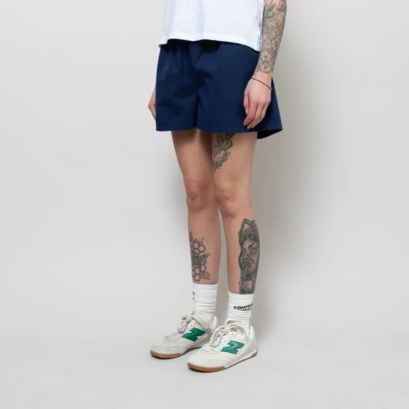 Colorful Standard Womens Organic Twill Shorts Marine Blue-1