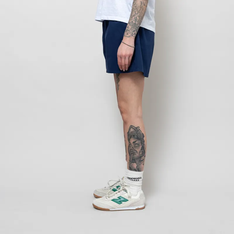 Colorful Standard Womens Organic Twill Shorts Marine Blue-2