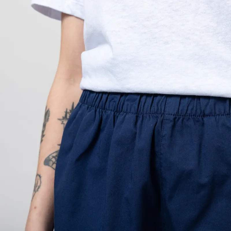 Colorful Standard Womens Organic Twill Shorts Marine Blue-6