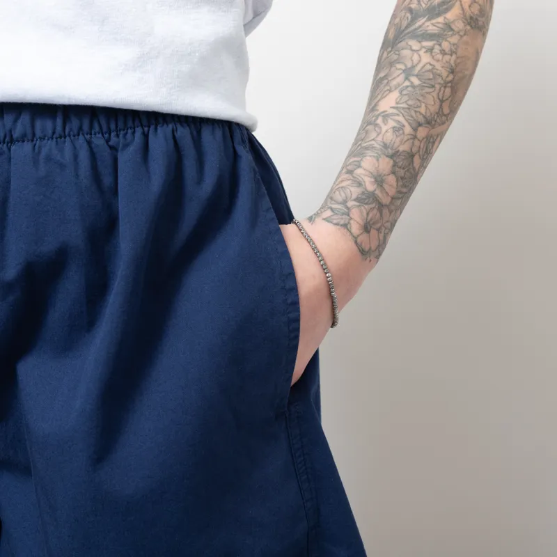 Colorful Standard Womens Organic Twill Shorts Marine Blue-5