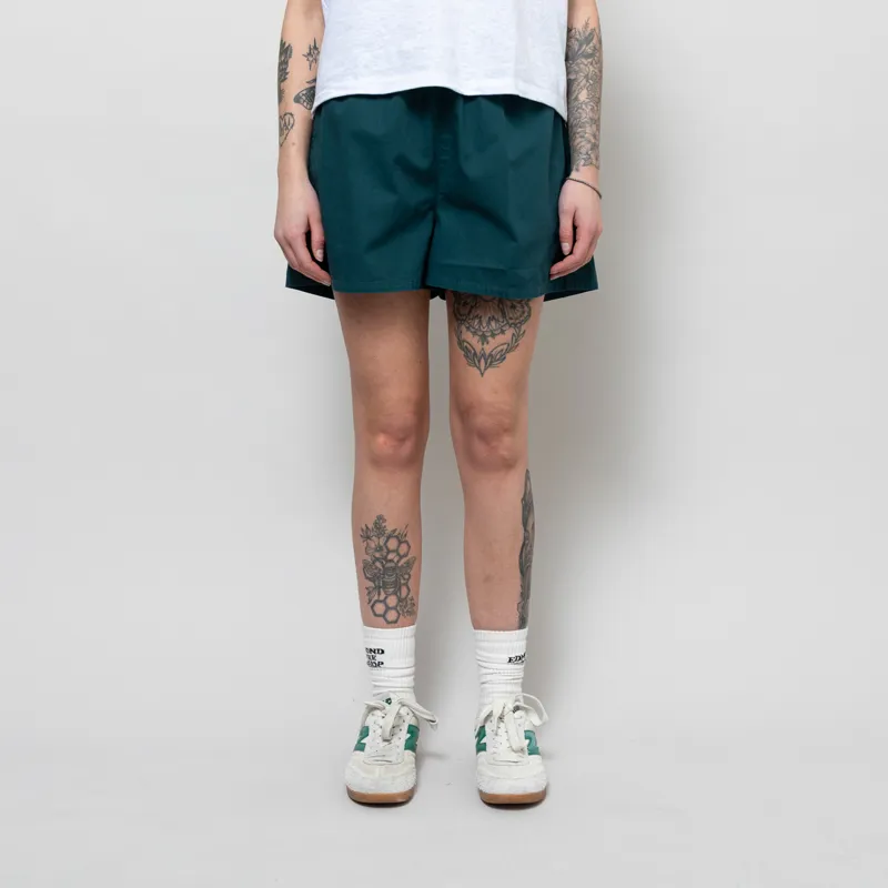 Colorful Standard Womens Organic Twill Shorts Ocean Green