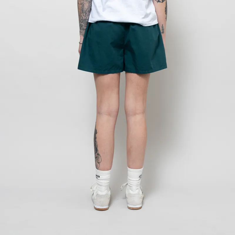 Colorful Standard Womens Organic Twill Shorts Ocean Green-3