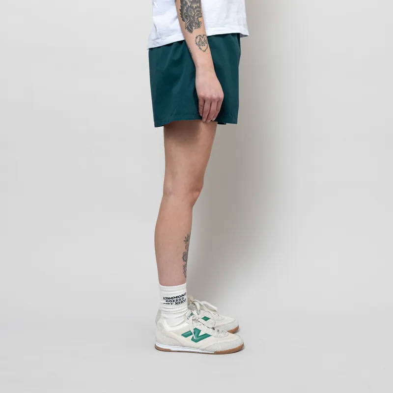 Colorful Standard Womens Organic Twill Shorts Ocean Green-4